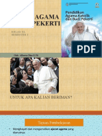 Materi Agama Katolik Dan Budi Pekerti Kelas XI