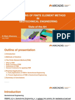 Applications of Finite Element Method in Geotechnical Engineering