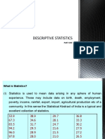 Descriptive Statistics 1