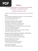 Beniger, J - Az Irányítás Forradalma. Az Információs Társadalom ...