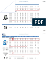 Tabela Preço JNG Iluminação 2019 - (Geral S. Preço)