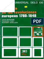 La Época de Las Revoluciones Europeas, 1780-1848 BERGERON, FURET y KOSELLECK