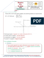 1/ Repère Orthonormé Du Plan:: Oi Oj Oietoj Oi Oj Oi Oj