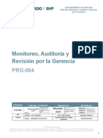 PRG-004 Monitoreo Auditoria y Revisioìn Por La Gerencia