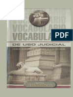 Vocabulario de Uso Judicial-gaceta Juridica