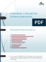 Empresas y Proyectos Mineros Peruanos