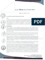Resolución de Alcaldia #073-2021-MDM
