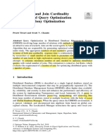 Optimal Ant and Join Cardinality