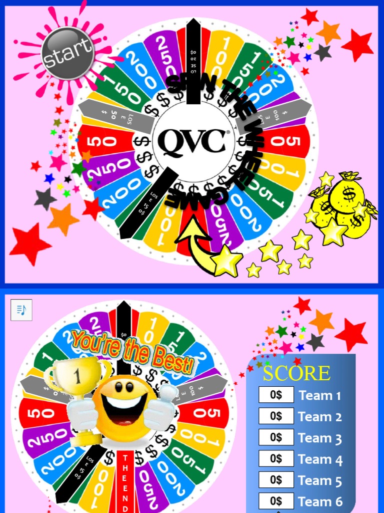 Spin The Wheel Pdf