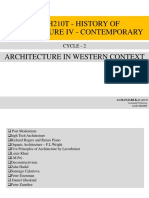 History of Contemporary Architecture