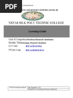 Nefas Silk Poly Technic College: Learning Guide