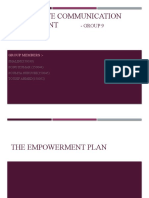 The Empowerment Plan Assignment Group 9 Updated