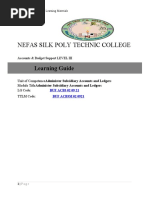 Nefas Silk Poly Technic College: Learning Guide