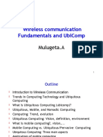 Wireless Communication Fundamentals and Ubicomp: Mulugeta.A