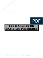 Cours Marches Des Matieres Premieres 2021