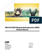 ANSYS FLUENT Magnetohydrodynamics (MHD) Module Manual
