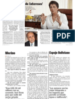 Entrevista Beatriz Merino en Revista Caretas
