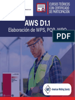 Aws d1.1 - Elaboración de WPQ, PQR y Wps