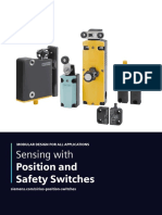 Sensing With: Position and Safety Switches