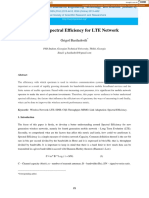 Study of Spectral Efficiency For LTE Network: Grigol Basilashvili