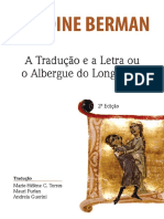 Berman - A tradução e a letra ou o albergue do longínquo