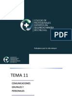 Tema 11 - Comunicaciones Grupales y Personales