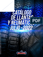 Catálogo de Llantas y Neumáticos Julio 2022 - Actualizado