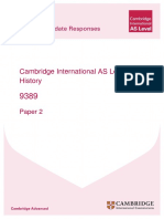 Cambridge International AS Level History: Paper 2