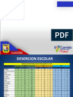 Informe Desercion Escolar 2016-2018