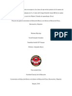 Mejoramiento de La Motivacion Con Respecto A Las Clases de Tipo Teórico-Práctico de Educación Fís