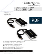 MANUAL USO PARA USB 3.0 To HDMI (ESPAÑOL)