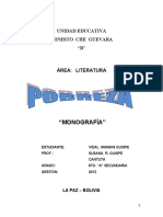 Monografia de La Pobreza