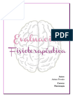 Formato de Evaluación Fisioterapéutica