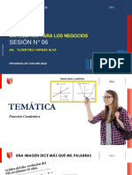 PPT - Sesión 06 - Función Cuadrática - Matemática para Los Negocios - PFA - Programa de CONTABILIDAD