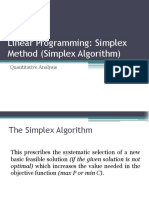 2.2 Linear Programming Simplex