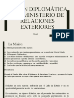 Clase 6 Misión de El Ministerio de Relaciones Exteriores