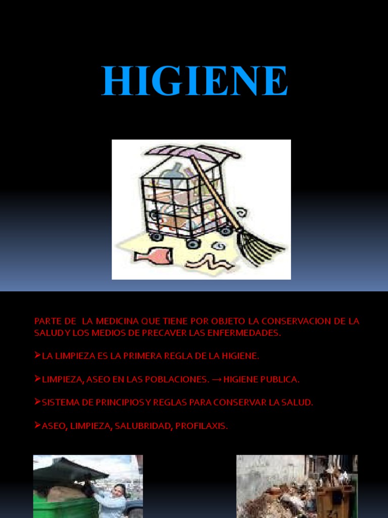 Higiene Exposicion PDF Agua Higiene