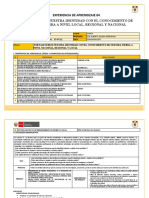 Experiencia de Identidad Local, Regional y Nacional Vi (1ro y 2do)