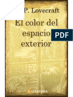 El Color Del Espacio Exterior-H. P. Lovecraft