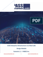 CCIE Enterprise Infrastructure v1.0 Real Labs Design Module Scenario 1.1 - FABD2 Inc