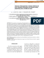 Caracterización Del Fitoplancton Y Estado Trófico de La Laguna Sauce Grande (Provincia de Buenos Aires, Argentina) en El Otoño de 2010