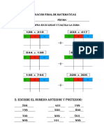 Evaluacion Final de Matematicas