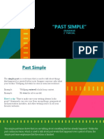 "Past Simple": Grammar 2° Parcial