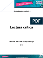 Lectura crítica: Estrategias para formar un lector crítico