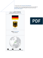 Federal Republic of Germany: Bundesrepublik Deutschland (