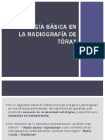 Patología Básica en La Radiografía de Tórax