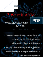 6th Year AVM, Anurysm, Venous and Lymphatic