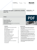 A4VTG Serie 33 Bomba Variable A Pistones Axiales Data Sheet