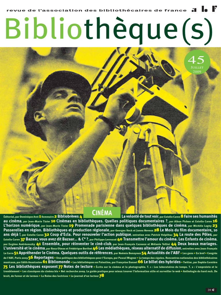 45 Cinema | PDF | Cinématographie | Bibliothèques