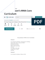 Original Title: Greg Jackson's MMA Core Curriculum